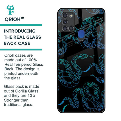 Serpentine Glass Case for Samsung A21s