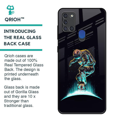 Star Ride Glass Case for Samsung A21s