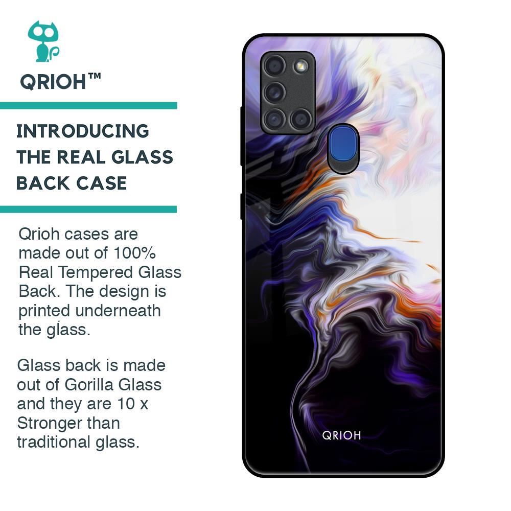 Enigma Smoke Glass Case for Samsung A21s