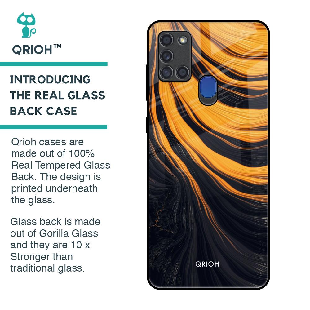 Sunshine Beam Glass Case for Samsung A21s