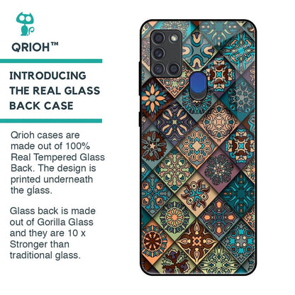 Retro Art Glass Case for Samsung A21s