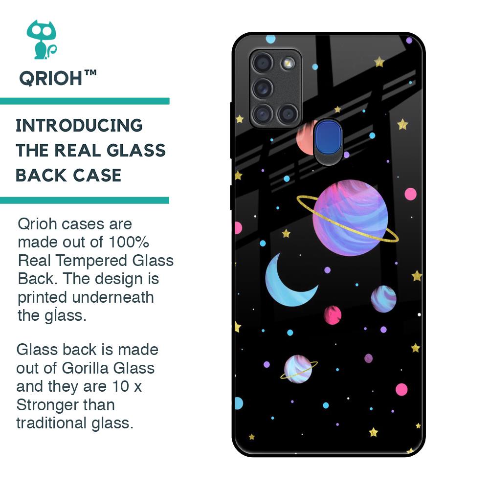 Planet Play Glass Case For Samsung A21s