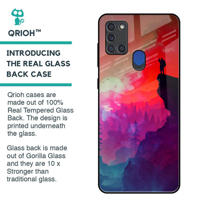 Dream So High Glass Case For Samsung A21s