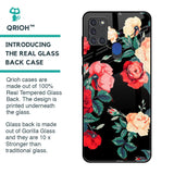 Floral Bunch Glass Case For Samsung A21s