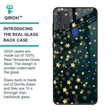 Dazzling Stars Glass Case For Samsung A21s