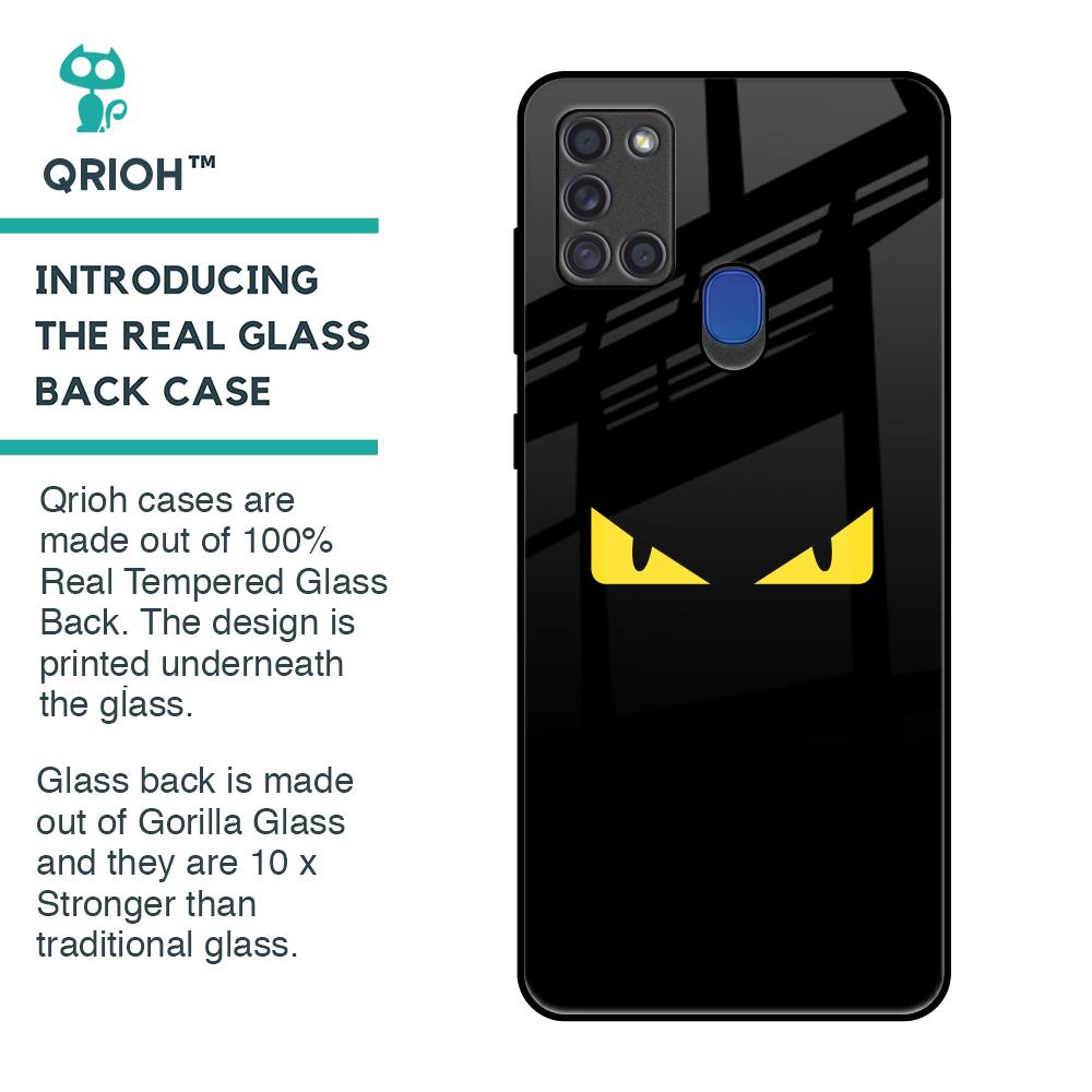 Eyes On You Glass Case For Samsung A21s