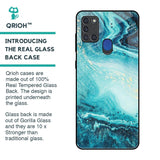 Sea Water Glass Case for Samsung A21s