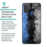 Dark Grunge Glass Case for Samsung A21s