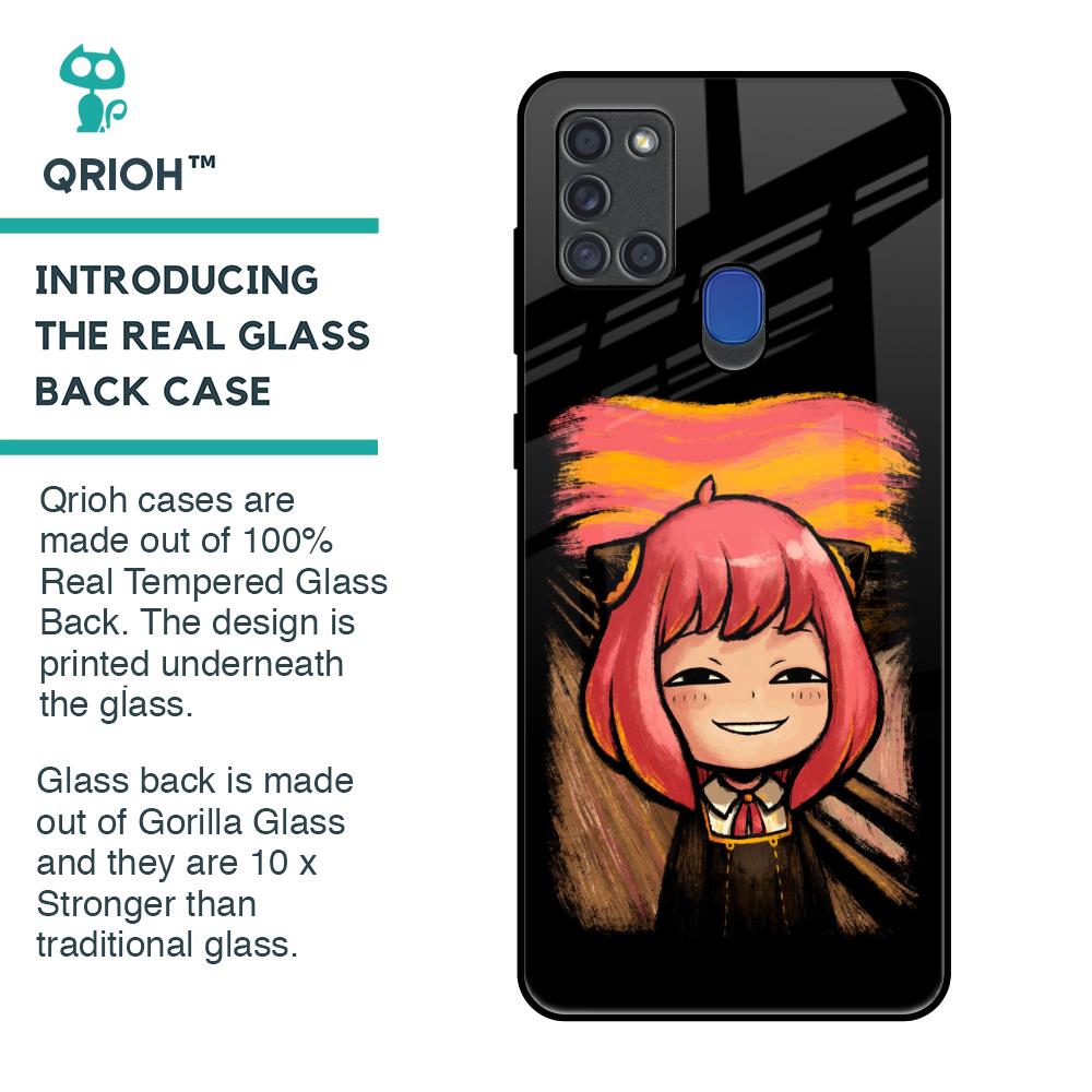Spy X Family Glass Case for Samsung A21s