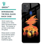 Japanese Paradise Glass Case for Samsung A21s