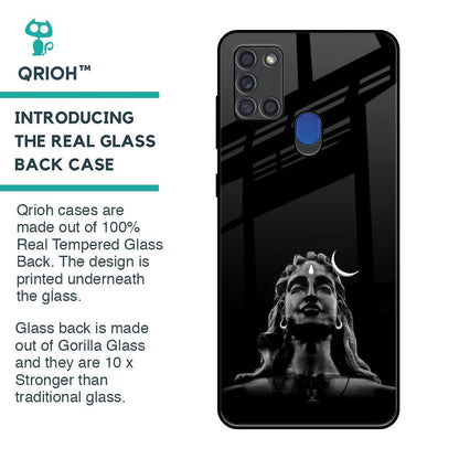 Adiyogi Glass Case for Samsung A21s