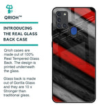 Soft Wooden Texture Glass Case for Samsung A21s