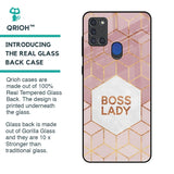 Boss Lady Glass Case for Samsung A21s