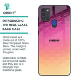 Geometric Pink Diamond Glass Case for Samsung A21s