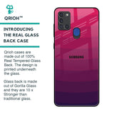 Wavy Pink Pattern Glass Case for Samsung A21s