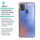 Blue Aura Glass Case for Samsung A21s