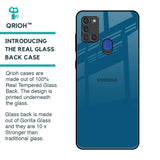 Cobalt Blue Glass Case for Samsung A21s