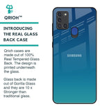 Celestial Blue Glass Case For Samsung A21s