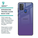 Indigo Pastel Glass Case For Samsung A21s