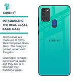 Cuba Blue Glass Case For Samsung A21s