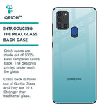 Arctic Blue Glass Case For Samsung A21s