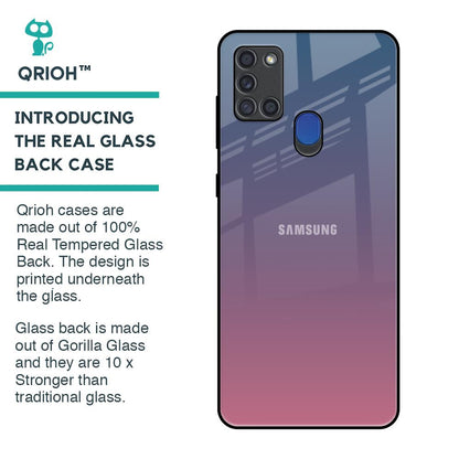 Pastel Gradient Glass Case for Samsung A21s