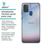 Light Sky Texture Glass Case for Samsung A21s