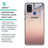 Golden Mauve Glass Case for Samsung Galaxy A21s