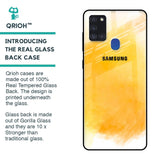 Rustic Orange Glass Case for Samsung Galaxy A21s