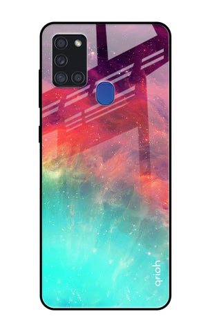 Colorful Aura Samsung Galaxy A21s Glass Cases & Covers Online