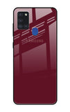 Classic Burgundy Samsung Galaxy A21s Glass Cases & Covers Online