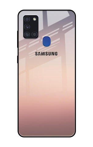Golden Mauve Samsung Galaxy A21s Glass Cases & Covers Online
