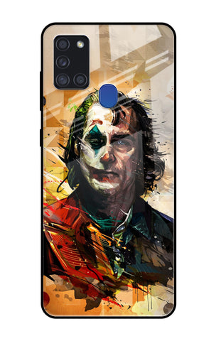 Psycho Villain Samsung Galaxy A21s Glass Cases & Covers Online