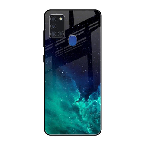Winter Sky Zone Samsung Galaxy A21s Glass Cases & Covers Online