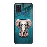 Adorable Baby Elephant Samsung Galaxy A21s Glass Cases & Covers Online