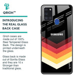 Abstract Arrow Pattern Glass Case For Samsung Galaxy A21s