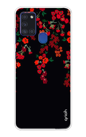 Floral Deco Samsung A21s Back Cover