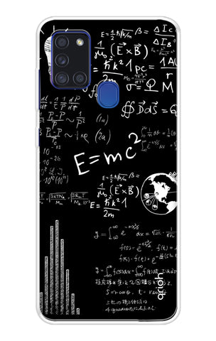 Equation Doodle Samsung A21s Back Cover