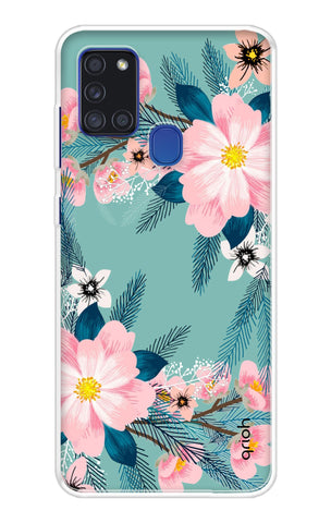 Wild flower Samsung A21s Back Cover