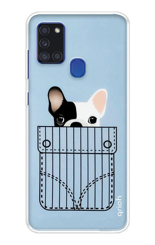 Cute Dog Samsung A21s Back Cover