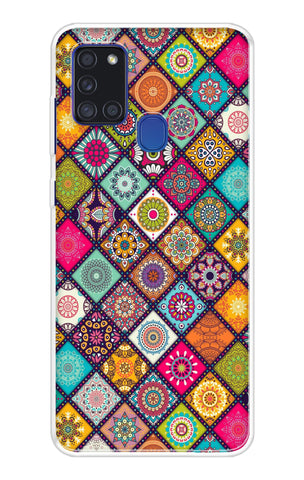 Multicolor Mandala Samsung A21s Back Cover