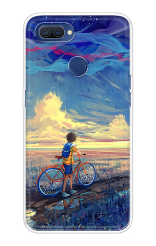 Riding Bicycle to Dreamland Oppo A11k Back Cover