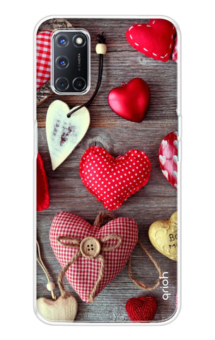 Valentine Hearts Oppo A52 Back Cover