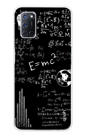 Equation Doodle Oppo A52 Back Cover
