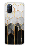 Hexagonal Pattern Oppo A52 Back Cover