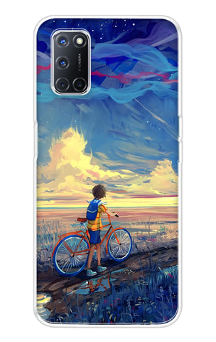 Riding Bicycle to Dreamland Oppo A52 Back Cover