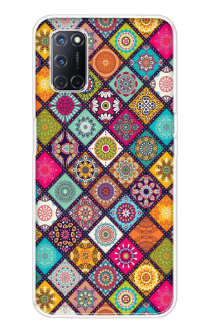 Multicolor Mandala Oppo A52 Back Cover