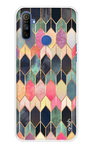 Shimmery Pattern Realme Narzo 10A Back Cover