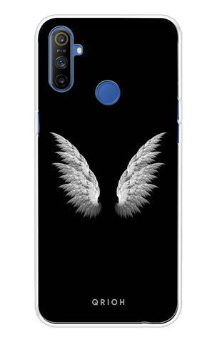 White Angel Wings Realme Narzo 10A Back Cover
