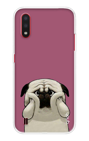 Chubby Dog Samsung Galaxy M01 Back Cover